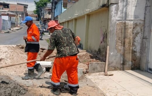 Obra na rua Pitimbu reúne intervenção na rede de drenagem e recuperação de passeio