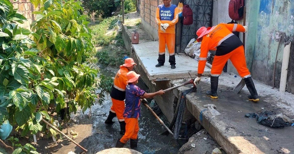 Descarte de lixo é reforçado como cuidado após limpeza de drenagem no Tancredo Neves