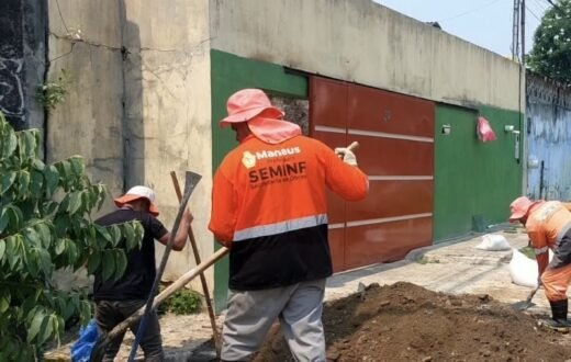 Seminf finaliza recuperação de drenagem após erosão no Zumbi dos Palmares