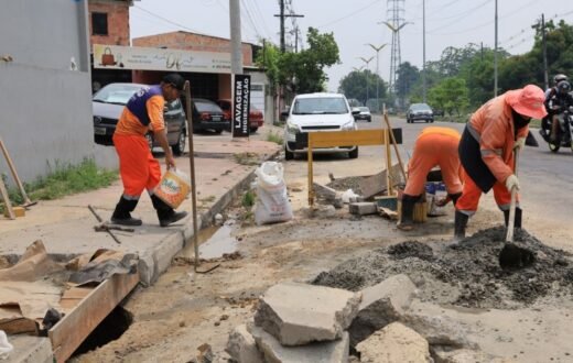 Cruzamento na zona Leste passa por recuperação de estrutura para águas pluviais